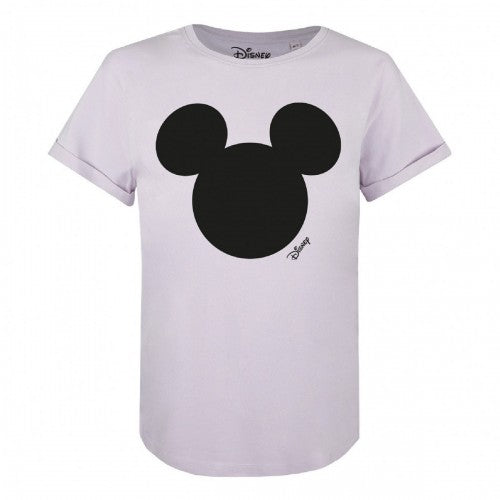 Front - Disney Womens/Ladies Mickey Mouse Head T-Shirt