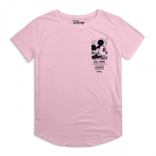 Front - Disney Womens/Ladies Comic Book Mickey Retro T-Shirt