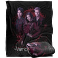 Front - Vampire Diaries Damon, Stefan, Elena Blanket