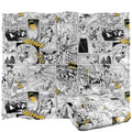 Front - Batman Action Panels Blanket