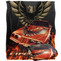 Front - Pontiac Firebird Flames Blanket