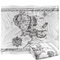 Front - Lord Of The Rings World Map Blanket