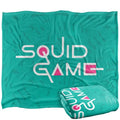 Front - Squid Game Logo Blanket