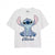 Front - Lilo & Stitch Girls Aloha T-Shirt