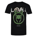 Front - Loki Mens Emblem Cotton T-Shirt