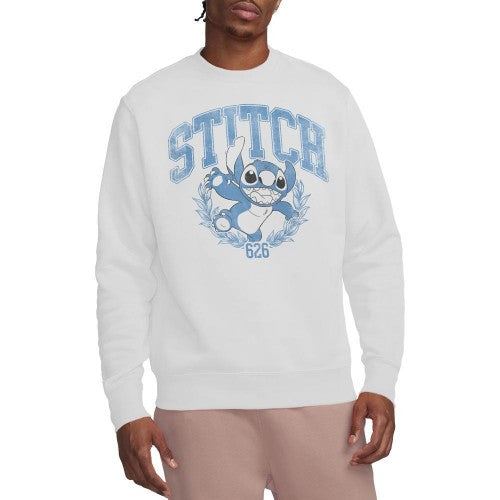 Front - Lilo & Stitch Unisex Adult College Sweatshirt
