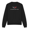 Front - Corvette Unisex Adult Corvette Modern Emblem Sweatshirt