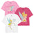 Front - Tinkerbell Girls Magic T-Shirt (Pack of 3)
