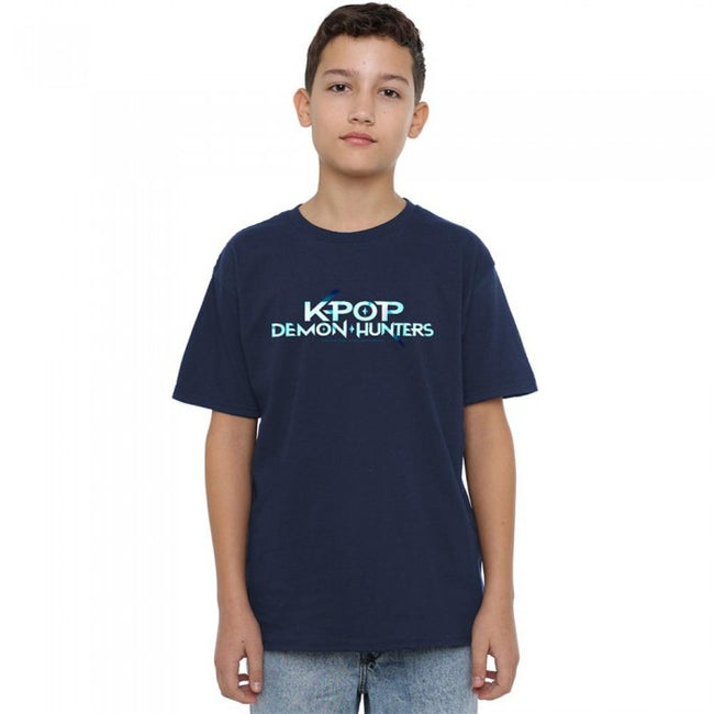 Front - K-Pop Demon Hunters Childrens/Kids Logo T-Shirt