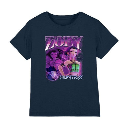 Front - K-Pop Demon Hunters Childrens/Kids Huntr/X Zoey T-Shirt