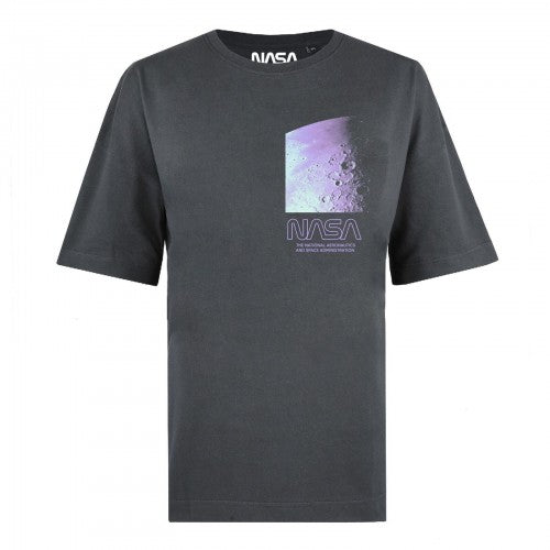 Front - NASA Womens/Ladies Moon Trip Oversized T-Shirt