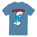 Front - The Smurfs Unisex Adult Grouchy T-Shirt