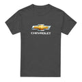 Front - Chevrolet Unisex Adult Bowtie Stacked T-Shirt