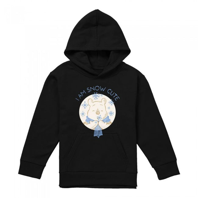 Front - Winnie the Pooh Childrens/Kids I Am Snow Cute Heather Hoodie