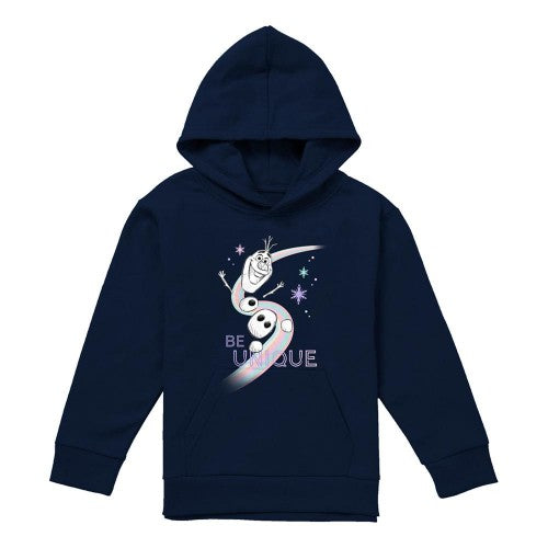 Front - Frozen Childrens/Kids Be Unique Olaf Rainbow Pullover Hoodie