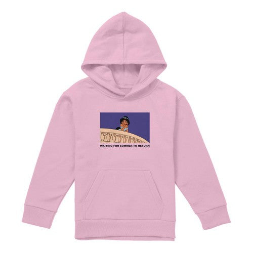 Front - Aladdin Childrens/Kids Waiting For Summer To Return Hoodie