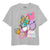 Front - Disney Girls Minnie Mouse Spray Stencil T-Shirt