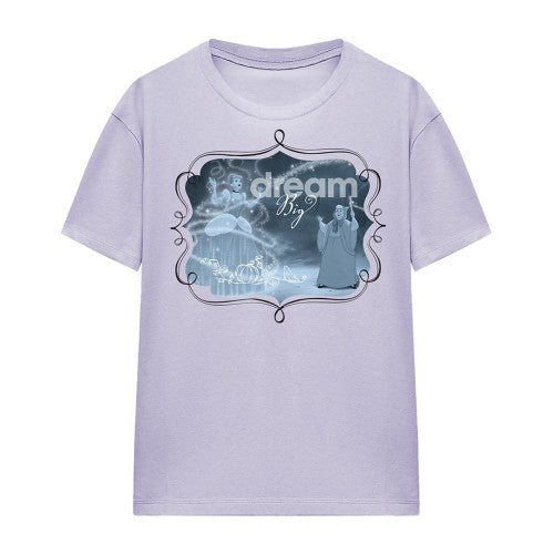 Front - Cinderella Womens/Ladies Dream Big Fairy Godmother T-Shirt