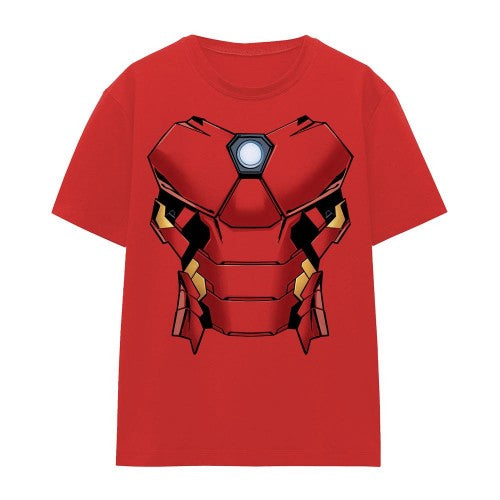 Front - Iron Man Womens/Ladies Iron Man Costume T-Shirt