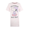 Front - Peanuts Womens/Ladies PJ Days Snoopy Pyjama Top