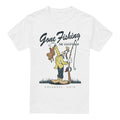 Front - Mickey Mouse & Friends Mens Goofy Gone Fishing T-Shirt
