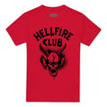 Front - Stranger Things 5 Unisex Adult Hellfire Spray Logo T-Shirt