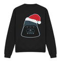 Front - Star Wars Unisex Adult Darth Vader Santa Hat Christmas Sweatshirt