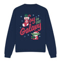 Front - Star Wars: The Mandalorian Unisex Adult Joy To The Galaxy Grogu Christmas Sweatshirt