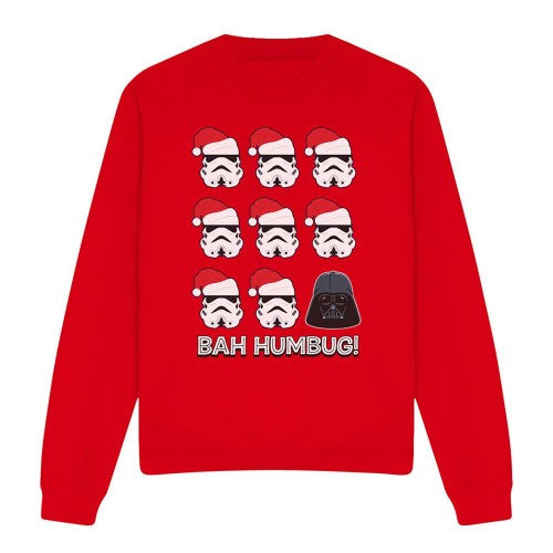 Front - Star Wars Unisex Adult Empire Bah Humbug Christmas Sweatshirt