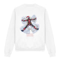 Front - Deadpool Unisex Adult Deadpool Snow Angels Christmas Sweatshirt