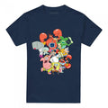 Front - SpongeBob SquarePants Unisex Adult The Whole Gang T-Shirt