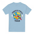 Front - Sesame Street Unisex Adult Track Field Elmo T-Shirt