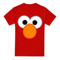 Front - Sesame Street Unisex Adult Elmo Eyes Heather T-Shirt