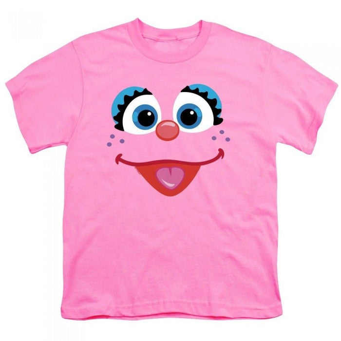 Front - Sesame Street Childrens/Kids Abby Cadabby Face T-Shirt