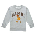 Front - Bambi Girls Collegiate Crew Neck Sweatshirt