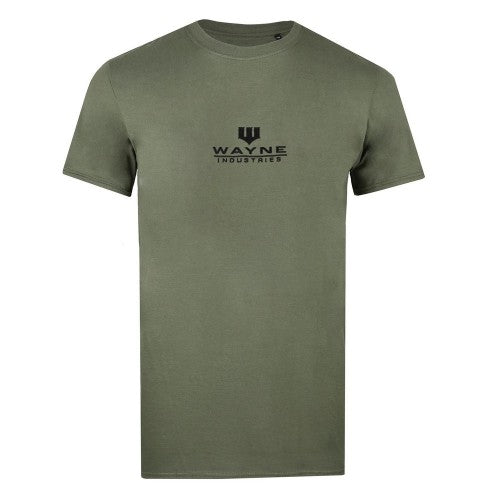 Front - Batman Mens Wayne Industries Icon T-Shirt