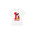 Front - Disney Childrens/Kids Mickey Mouse 1st Birthday T-Shirt