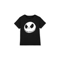 Front - The Nightmare Before Christmas Childrens/Kids Jack Face T-Shirt