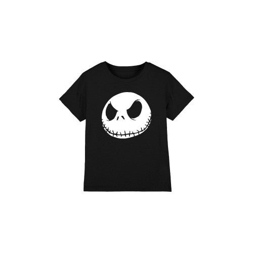 Front - The Nightmare Before Christmas Childrens/Kids Jack Face T-Shirt