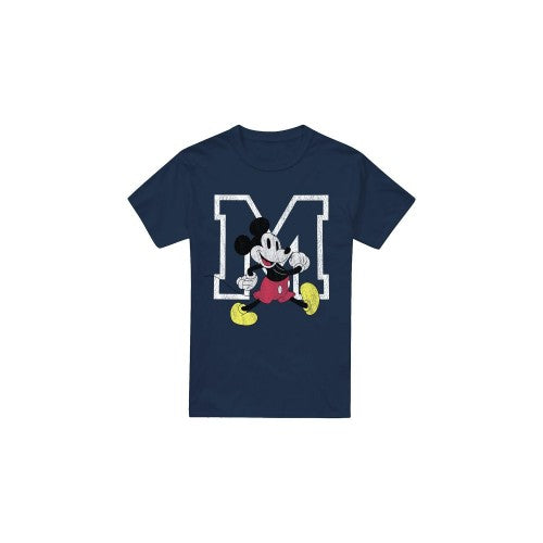 Front - Disney Mens Mickey Mouse Classic Walk T-Shirt
