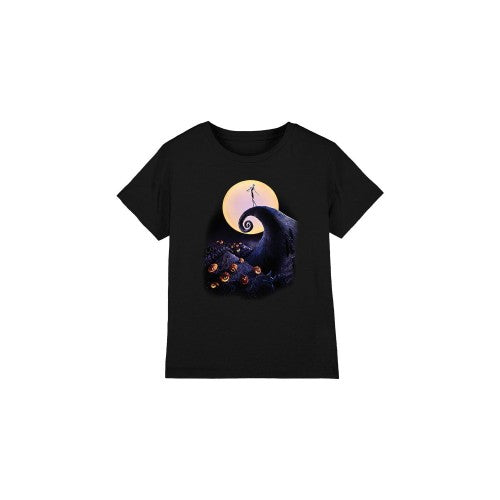 Front - The Nightmare Before Christmas Childrens/Kids Poster T-Shirt