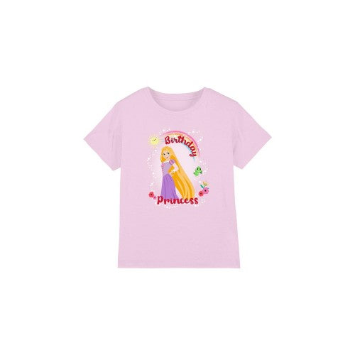 Front - Tangled Childrens/Kids Birthday Princess Rapunzel Pascal T-Shirt