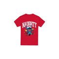 Front - Lilo & Stitch Mens Naughty Stitch Christmas Lights T-Shirt