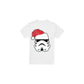 Front - Star Wars Mens Stormtrooper Santa Christmas T-Shirt