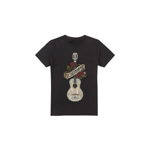 Front - Coco Mens Recuerdame Famous Guitar Ernesto T-Shirt