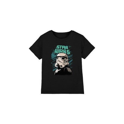 Front - Star Wars Childrens/Kids Street Glare Stormtrooper T-Shirt