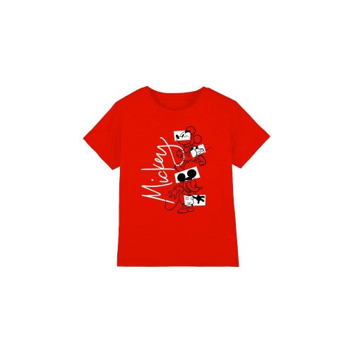 Front - Disney Childrens/Kids Mickey Mouse Geometric Shapes T-Shirt