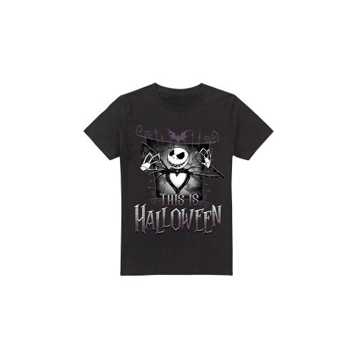Front - The Nightmare Before Christmas Mens This Is Halloween Jack T-Shirt