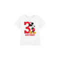 Front - Disney Childrens/Kids Mickey Mouse 3rd Birthday T-Shirt