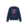 Front - Spider-Man Unisex Adult Snowflake Christmas Sweater Sweatshirt